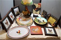 Assortment of Rooster Plates and More
