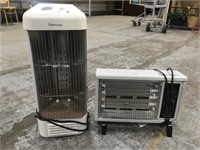 Pair of working space heaters