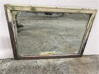 Antique framed mirror