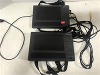 Emerson portable car DVD player w/ second monitor