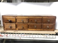 Vintage eight drawer storage chest