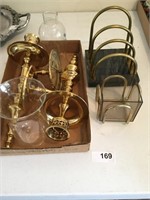 Candle holders; etc