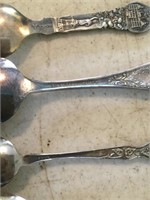 Sterling spoons; Two (2) lighters; locks