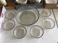 Fruit bowl with eight (8) small bowls