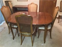 THomasville Dining Room table with six (6) chairs
