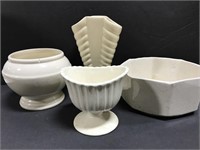 Cream pottery collection