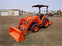 2014 Kubota L2501D 4x4 Utility Tractor