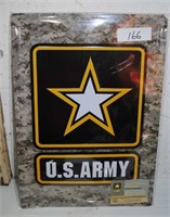 metal US Army sign