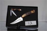 2pc knife set bone handle