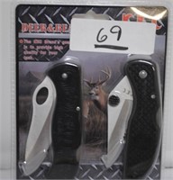 2 pc knife set deer/bear