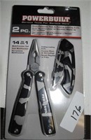 2 pc multifunction tool/knife set