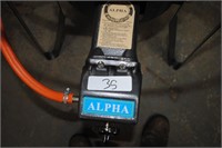 NEW alpha propane burner w/stand - no pot