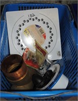 basket of misc plumbing
