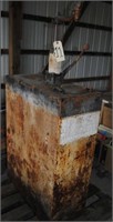 vintage oil tank - missing glass cylinder