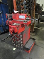 Brake Drum Lathe with Display of Accessories