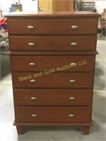 53" tall chest of drawers with 6 drawers