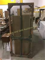 78" tall Vintage screen door with original hinges