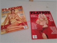 May 1992 and February 1994 Playboy magazines