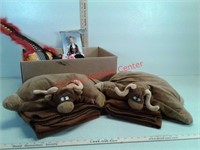 Pillow pet and blanket sets stuffed animals