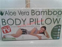 New in box aloe vera bamboo body pillow