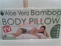 Aloe vera bamboo body pillow new in box