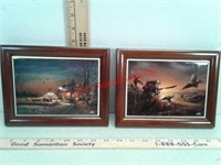 2 Terry Redlin prints pheasant and duck