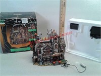 Spooky Town Dr Tingles Laboratory with lights and