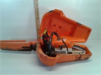 Stihl Wood Boss gas chainsaw in case