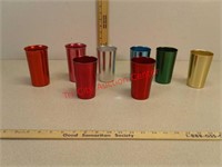 Vintage Aluminum tumblers / cups