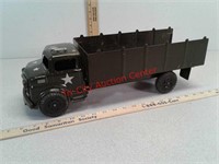 Lumar Marx toys vintage metal  Army military truck
