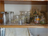 Assorted glassware - tumblers, Christmas, boot,