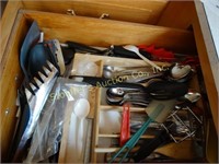 Utensil drawer contents