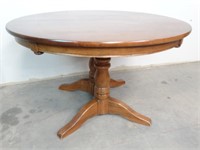 Double Pedestal Country Style Dining Table