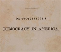 De Tocqueville.  Democracy in America, 1838