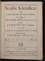 [Philosophy]  Scepsis Scientifica, 1665