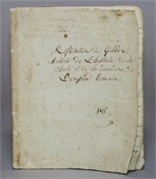 Original Manuscript.  Gibbon's History