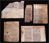 [Group of Medieval Manuscript Fragments]