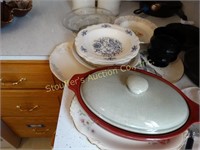 Homer Laughlin serving trays & bowls (some with