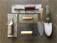 LOT of Assorted Cement Tools