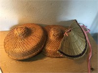 LOT of Vintage Japanese Hats