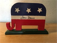 Republican Elephant Signed Jerry Kilgore
