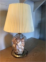 VINTAGE Seashell Lamp