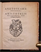 Aristotle.  Oeconomica, 1577