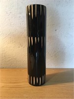 Black and White Tall Vase