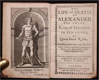Life & Death of Alexander the Great, 1670