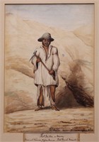 [Mining in Jamaica]  Watercolor, 19th c.