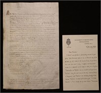 16th c. Italian Manuscript, Deed of 1216