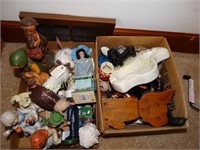 Assorted box of figurines
