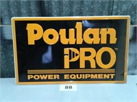 18"X 30" POULAN PRO METAL SIGN