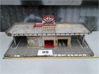 VTG 1950'S -1960'S METAL TOY SERVICE CENTER W